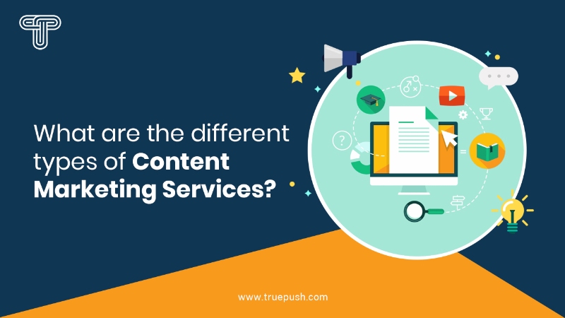 What are the different types of content marketing services?