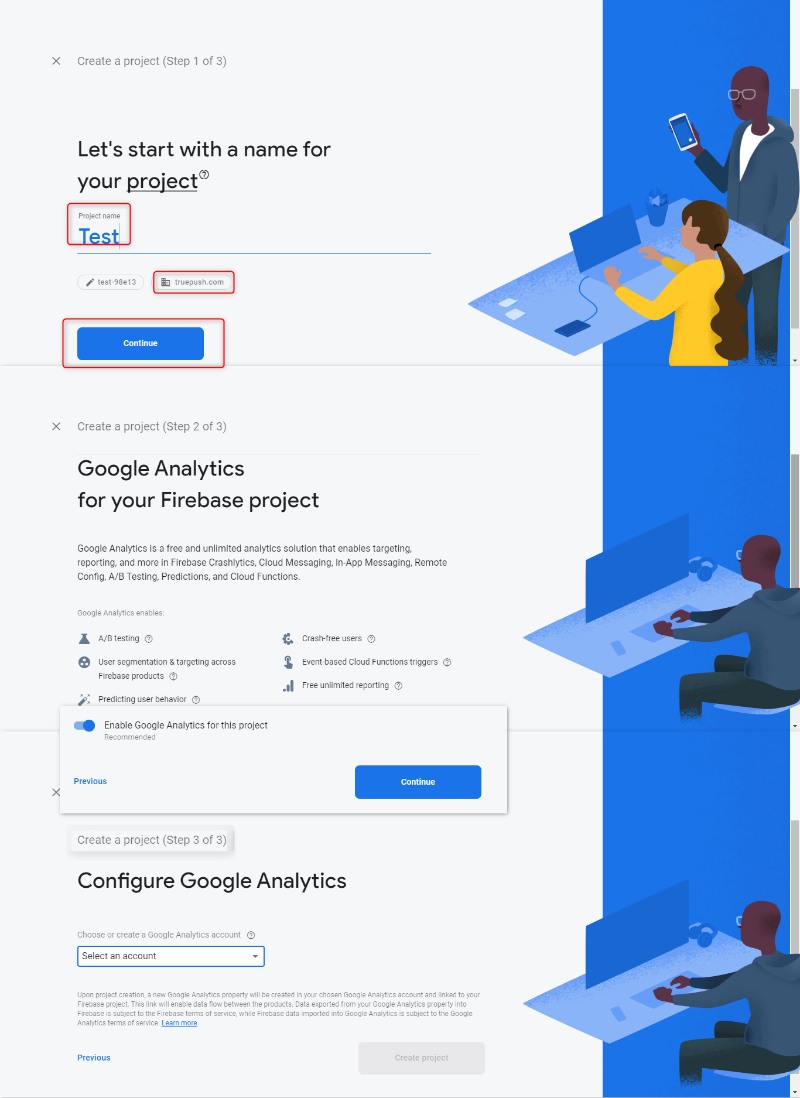Googe Analytics for your Firebase Project