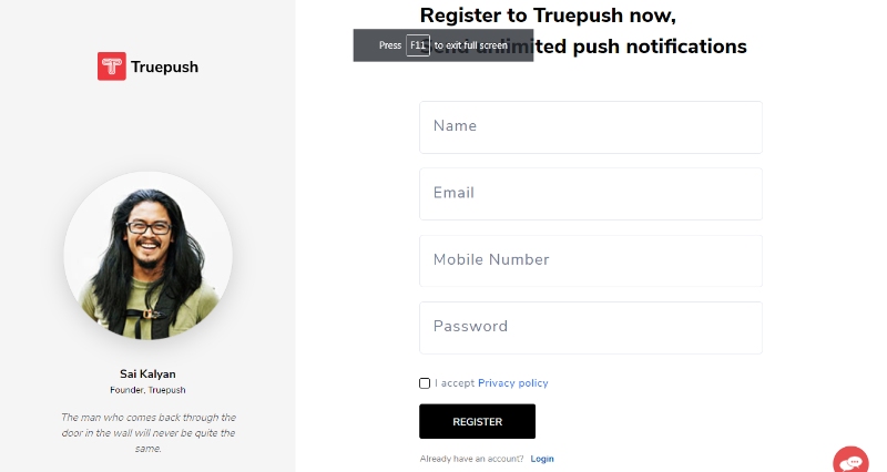 Truepush- Multi-User Management System